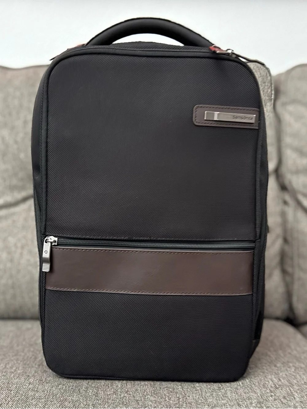 Samsonite Black and Brown Men's Travel Backpack
